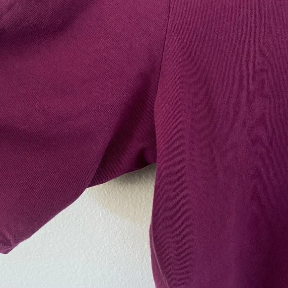 Life is Good purple cat graphic Crusher tee size large made in Peru casual soft - Picture 7 of 7